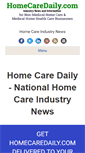 Mobile Screenshot of homecaredaily.com